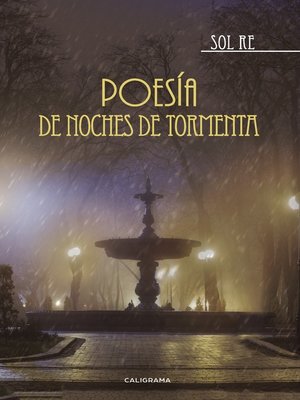 cover image of Poesía de noches de tormenta